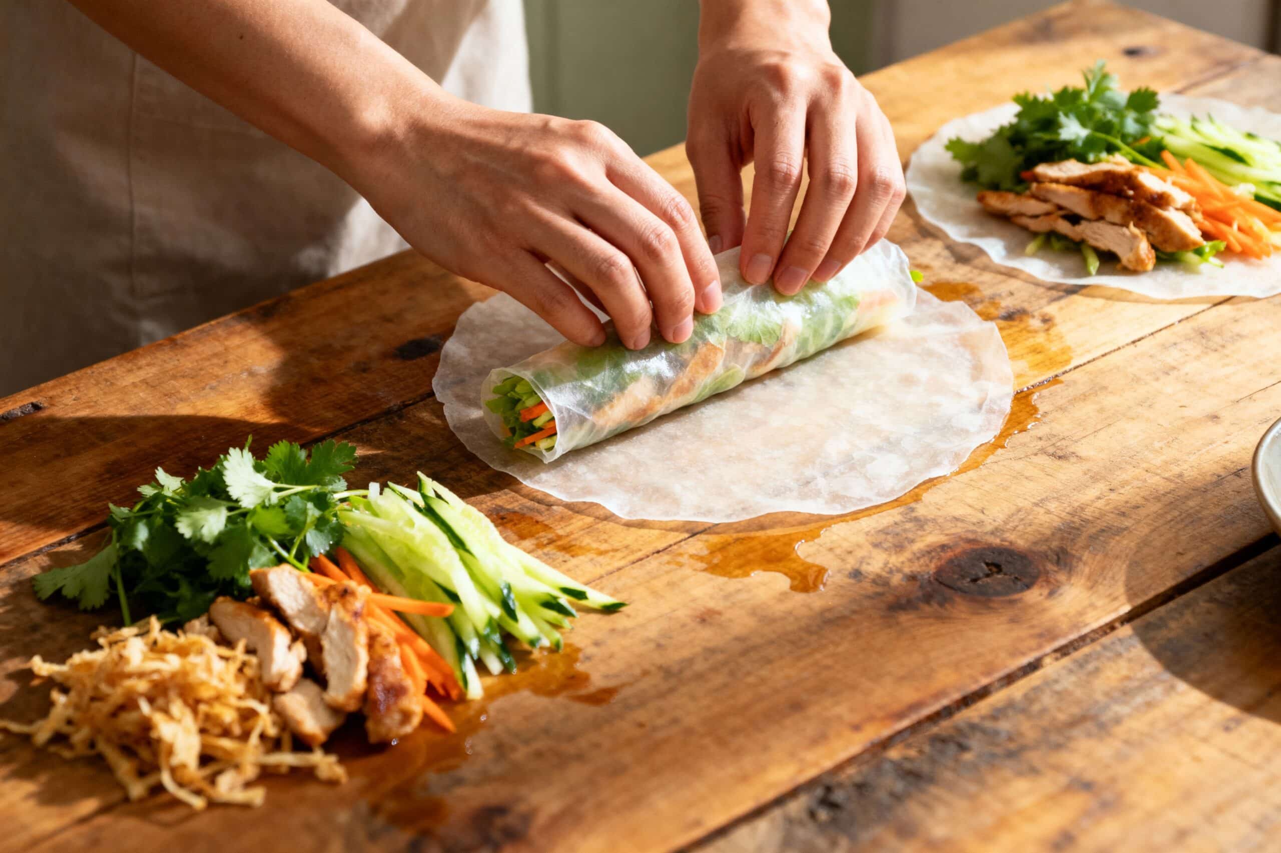 spring rolls homemade