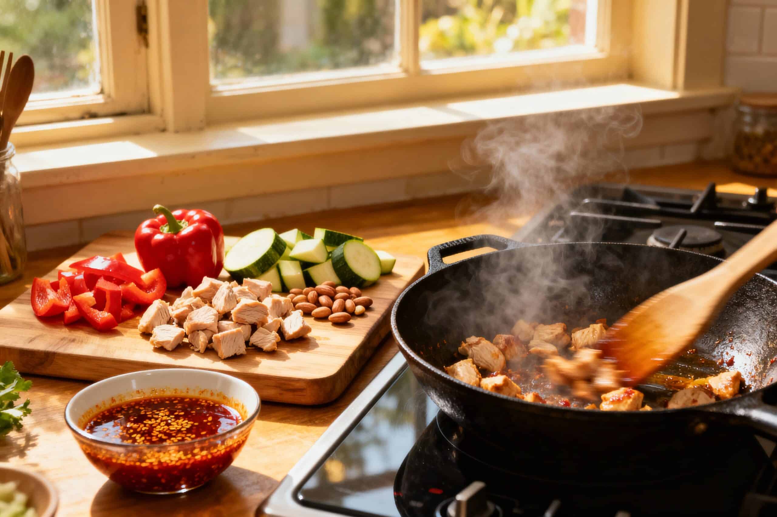 how to make kung pao chicken