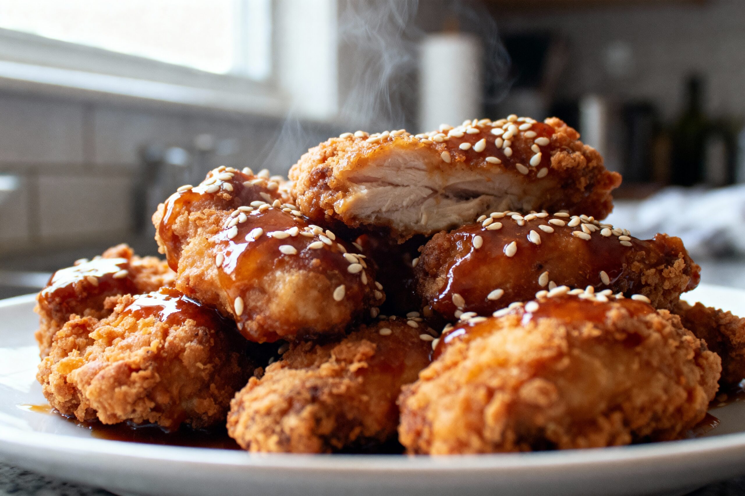 crispy sesame chicken recipe