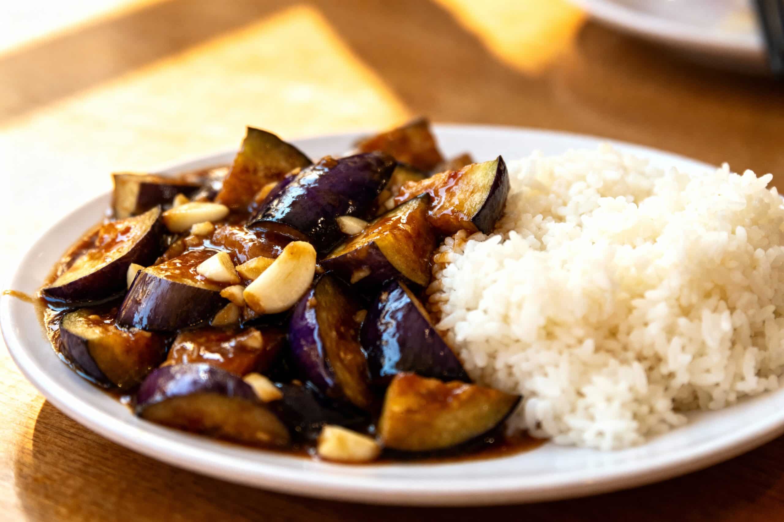 chinese eggplant with garlic sauce